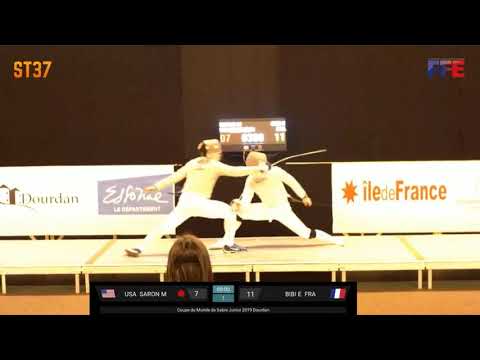 CdM SH M20 Dourdan 2019 - Finale Bibi (FRA) vs Saron (USA)