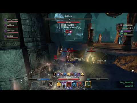 Elder Scrolls Online - Battlegrounds - Quadruple Kill Dragon Leap