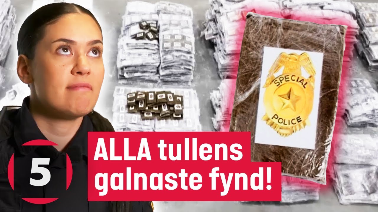 ALLA gränspolisens och tullens galnaste fynd | Gränsbevakarna Sverige | Kanal 5