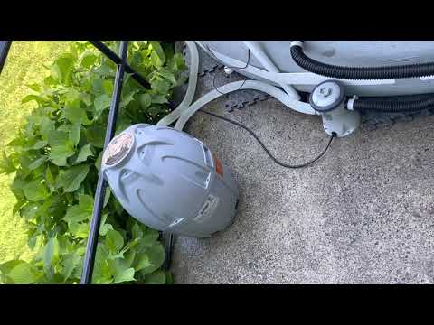 Saluspa Hot tub heater connected to Intex pool