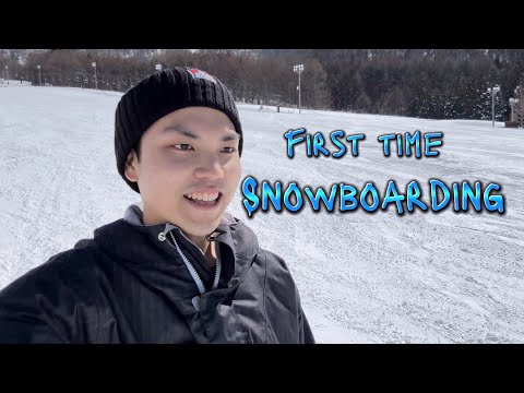 Snowboarding at Ryuoo Ski Park