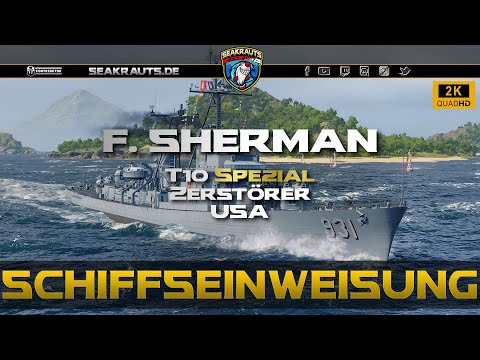 Review - FORREST SHERMAN [T10 DD] Was Extravagantes für Kohle? - World of Warships [Deutsch]