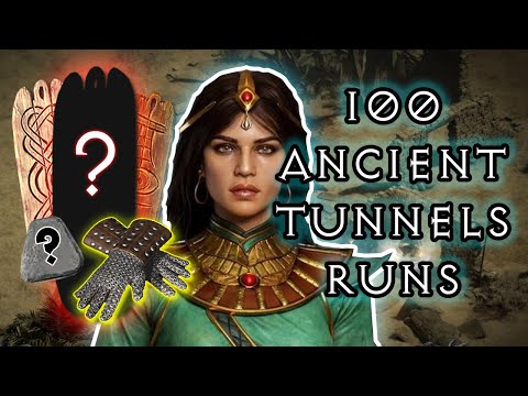 100 Ancient Tunnels Run - GG DROP? - Diablo II Resurrected