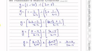 Download Lagu WMA14 01 IAL (Edexcel) P4 January 2021 Q4 (a) Parametric Equations Functions Thumbnail