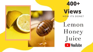 preview picture of video 'Honey Juice Preparation |Raw Honey Juice | Organic Honey'