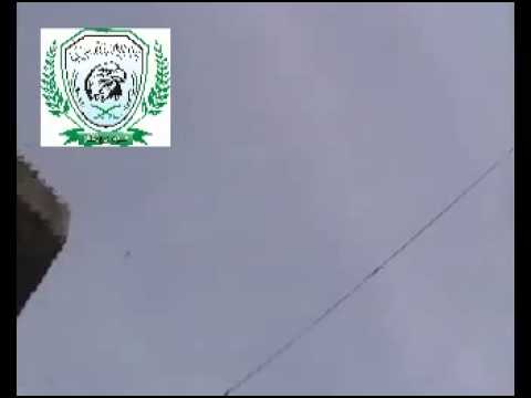 استهداف طائرة ميغ تابعة لقوات النظام من قبل لواء درع الشام في مطار كويرس العسكري في محافظة حلب