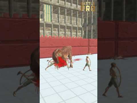 Allosaurus vs 6 Archie The Archers - Animal Revolt Battle Simulator