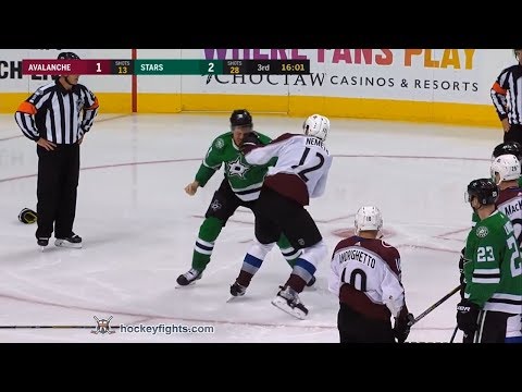 Patrik Nemeth vs Tyler Seguin Oct 14, 2017
