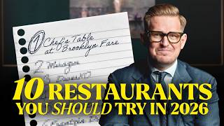 10 RESTAURANTS You Should Visit in 2026