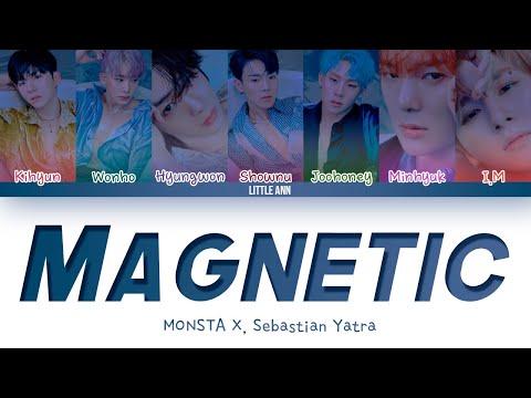 MONSTA X (몬스타엑스), Sebastian Yatra 'Magnetic' (Color Coded Lyrics Español/English)