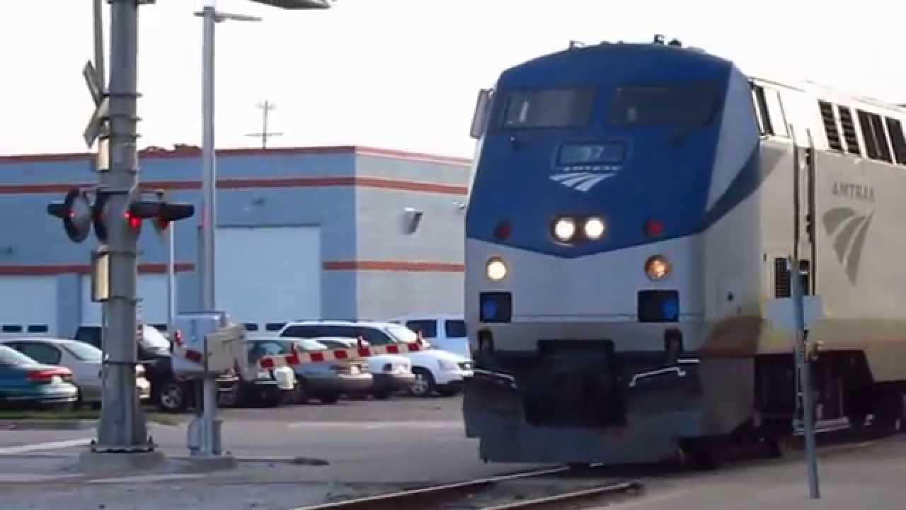 Amtrak Wolverine arriving in Kalamazoo.