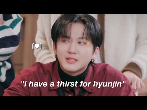 stray kids changbin and his obsession with hyunjin ft.  lee know