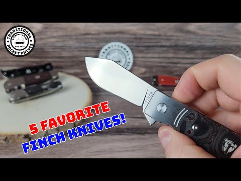 5 Great flippers from Finch Knife Co! - w/C. Risner Cutlery