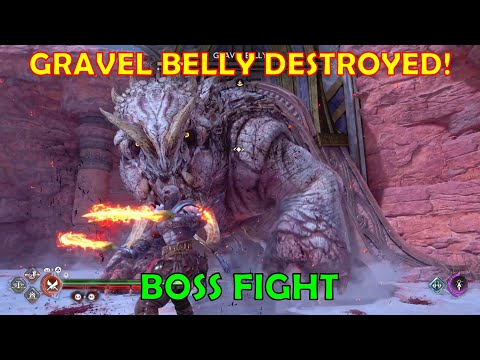 HOW TO BEAT GRAVEL BELLY GOD OF WAR RAGNAROK