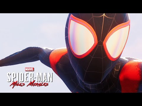 Spider-Man Miles Morales PL Ep 13 Spider-Man Suit Into the Spider-Verse! 4K Photo Mode