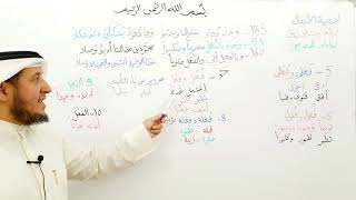 صورة لامية الأفعال ( 158-160 )