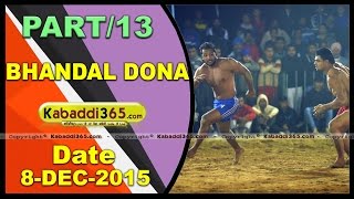 (13) Bhandal Dona (Kapurthala) Kabaddi Tournament 8 Dec 2015