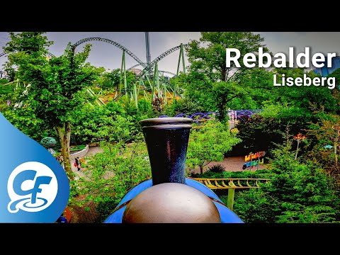 Rabalder front seat on-ride 5K POV @60fps Liseberg