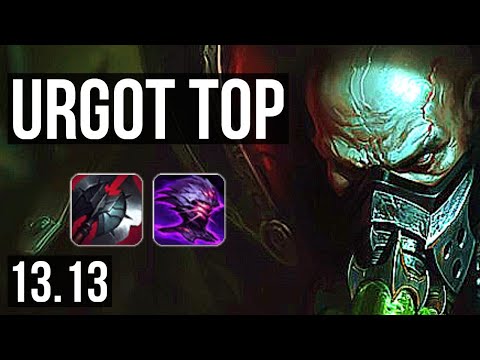 URGOT vs KAYLE (TOP) | Rank 3 Urgot, 3/0/9, 1.2M mastery, 300+ games | EUW Grandmaster | 13.13