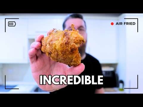 Air Fryer Fried Chicken and Dipping Sauce