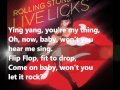The Rolling Stones Rip This Joint Lyrics