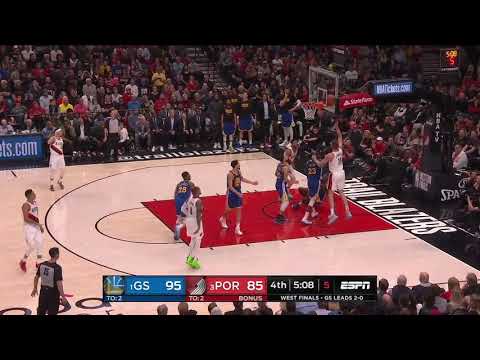 Evan Turner All Game Actions 05/18/19 Warriors vs Blazers Game 3 Highlights