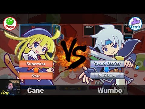Puyo Puyo Tetris | Cane Vs Wumbo - Puzzle League Highlight