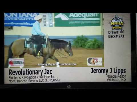 Revolutionary Jac 2017 NRHA Derby Reserve Champion Level 1 run