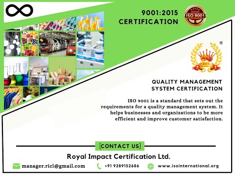 Nabcb-iso certification service, for manufacturing