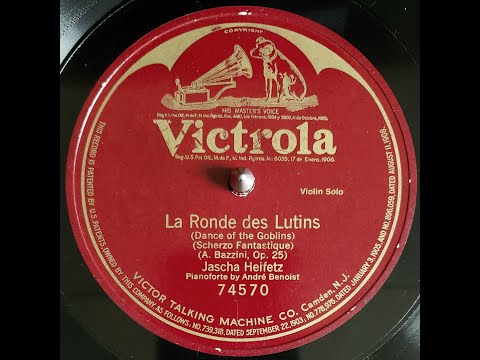 Jascha Heifetz - La Ronde Des Lutins (Dance of the goblins)