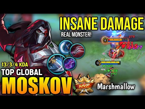 MOSKOV BEST BUILD 2022 | TOP GLOBAL MOSKOV GAMEPLAY | MOBILE LEGENDS✓