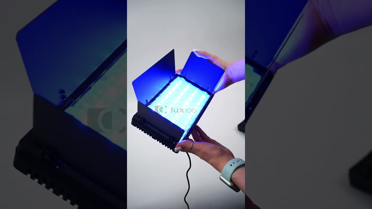 Профессиональный видеосвет LUX100 VL-1 RGB 20х11 см с направлением освещения + штатив 2.1м 