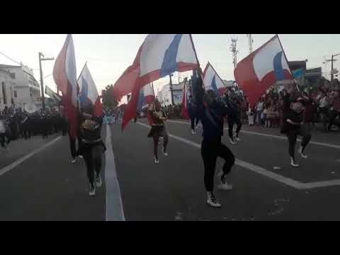 Desfile civico 2019 na cidade de Santo Amaro banda musical de Machado José conrado de Araújo um show