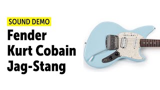 Video thumbnail for Fender Kurt Cobain Jag-Stang - Sound Demo (no talking) by Guitar Bonedo