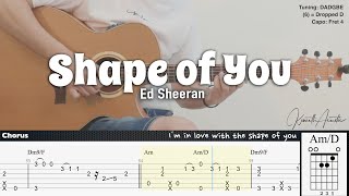 Download lagu Shape of You - Ed Sheeran | Fingerstyle Guitar | TAB Chords Lyrics mp3 Download lagu Shape of You - Ed Sheeran | Fingerstyle Guitar | TAB Chords Lyrics mp3