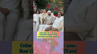 Beautiful pictures of Celine Dion with her three kids, time flies #mom #love