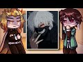 Demon Slayer React To Kaneki Tokyo Ghoul Gacha Club
