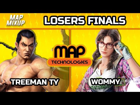 MAP Mixup 2 Tekken  Losers Finals - Treeman TY (Feng) Vs. Wommy (Julia, Katarina) Tekken 7