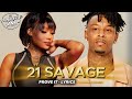21 Savage - prove it (Lyrics) ft. Summer Walker