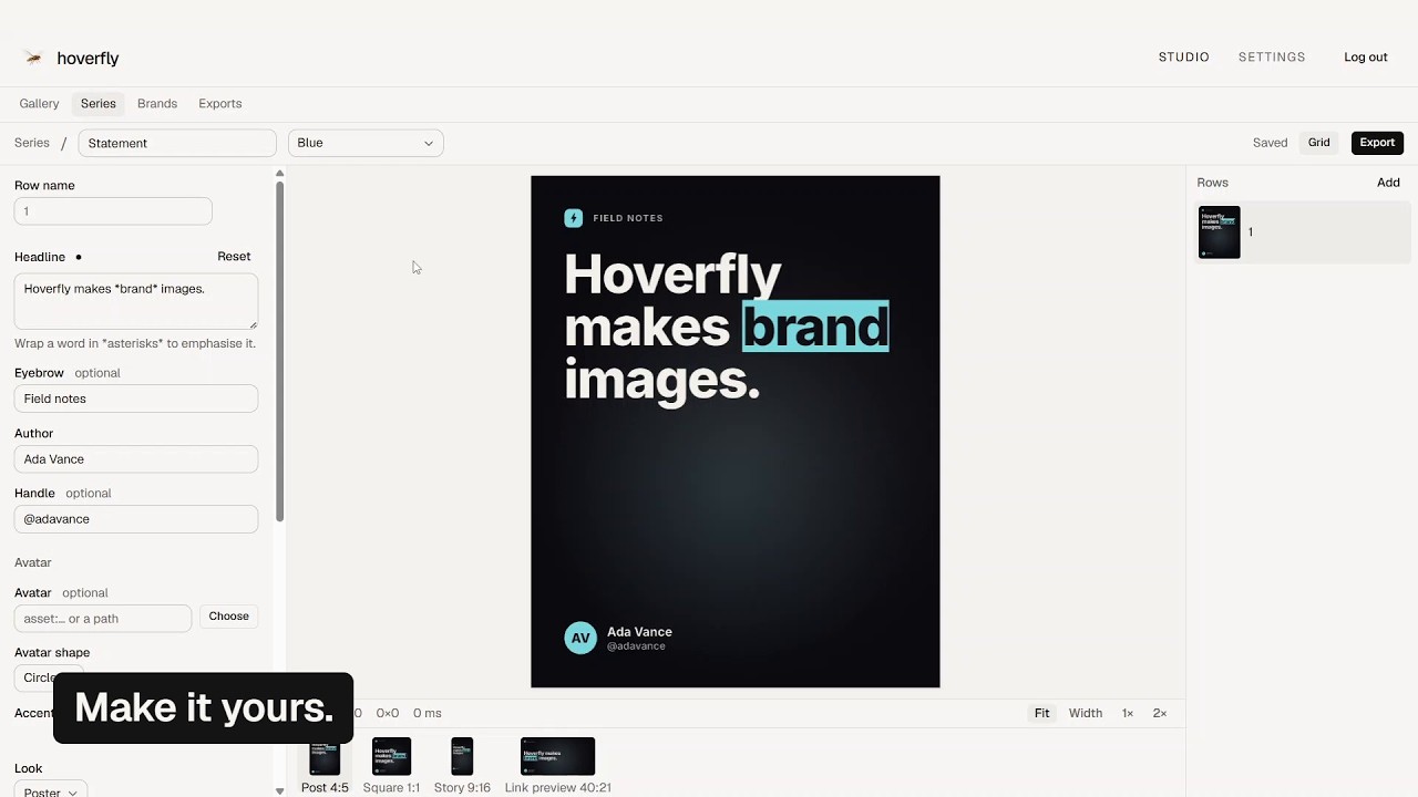 Hoverfly demo video