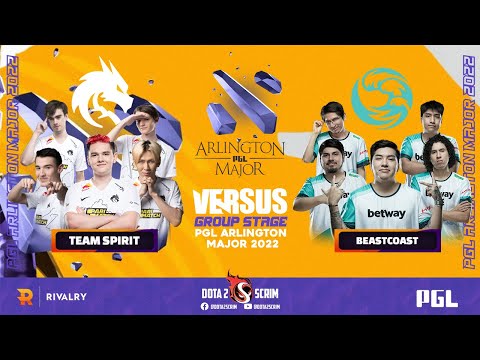 Team Spirit vs beastcoast - PGL Arlington Major 2022 - Group Stage - BO2