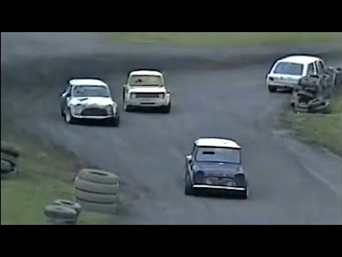Mini Cooper Shell Oils British Rallycross Challenge Mini Metros 1985.