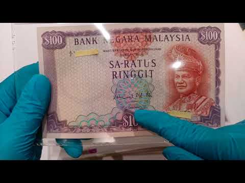 Malaysia 1967 1st Series RM100 banknote