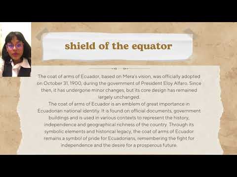 The history of the coat of arms of Ecuador