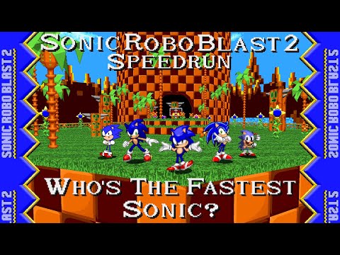 Sonic Robo Blast 2: Which Sonic Can Beat Green Hill Zone The Fastest?