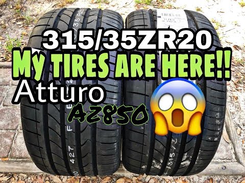 NEW tires are HERE!! I had to go BIG!! Atturo AZ850 315's!!