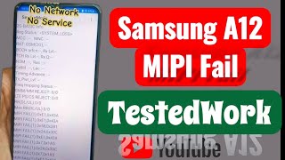 Samsung A12 Mipi Fail Sim No Service Emergency Problem 