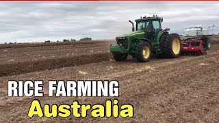 Sowing Rice In Australia 2021 || Direct Seeded Rice