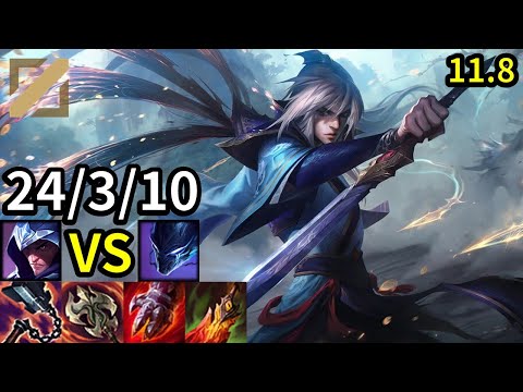 Talon Mid vs Nocturne - KR Grandmaster | Patch 11.8