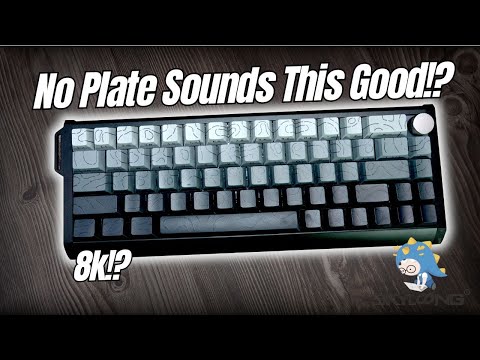 Incredible For Gaming and Innovative With No Plate!  Skyloong GK68HE Aluminum